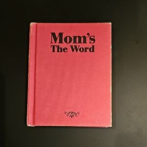 Mom's The Word 1994 Hallmark Vintage Gift Book Mother's Day